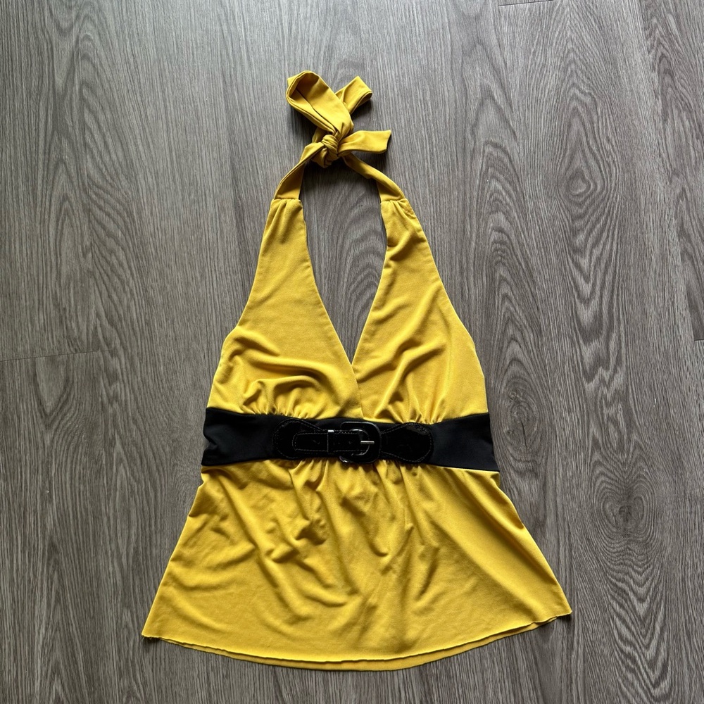 Candies halter belt top